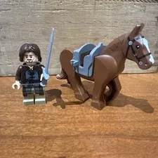 LEGO LOTR Aragorn and Brown Horse Minifigure lor017 Lord of the Rings 9474