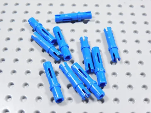 LEGO Lot of 10 Blue Technic Long Pins BE