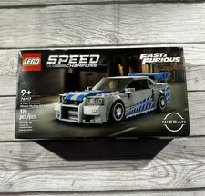 LEGO Speed Champions 76917 2 Fast 2 Furious Nissan Skyline GT-R (R34) 319 pcs