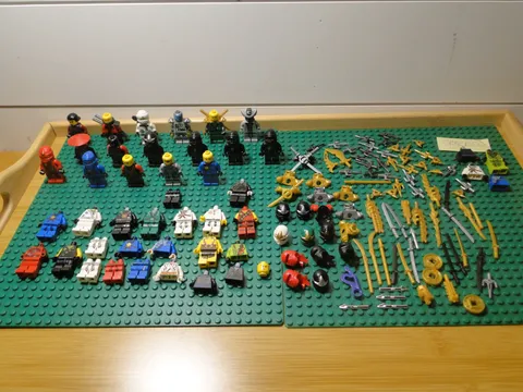 Official LEGO Ninjago Lot Jay Cole Zane Kai Helmets Weapons Parts Pieces Used