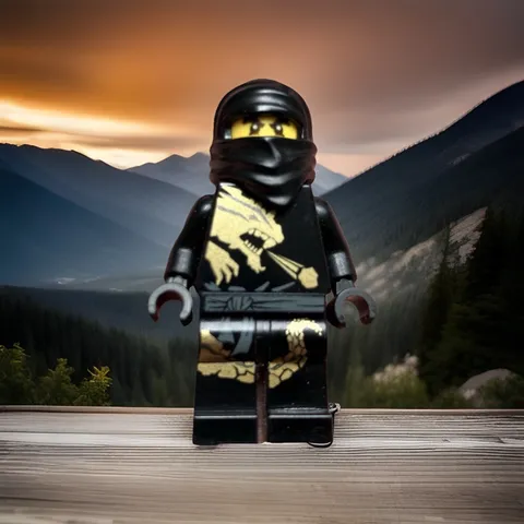 LEGO Ninjago - Super Rare - Original - Cole DX Minifig - Excellent