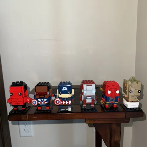 Lego Marvel Brickheadz Lot Of 6