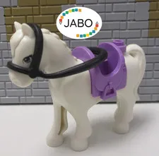 (O 15 / 2 / 5) Lego Friends Horse with Saddle and Halter Equestrian Pony Farm