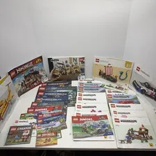 Lot of 33 Lego Manual Instruction Booklets Creator,Ninjago,Minecraft