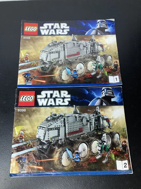 LEGO Star Wars - Clone Turbo Tank (8098) Instruction Manual Only 2009 USED