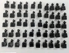 Lego x50 New Black Technic Bricks Modified 2 x 2 Pin Hole Rotation Joints 48171