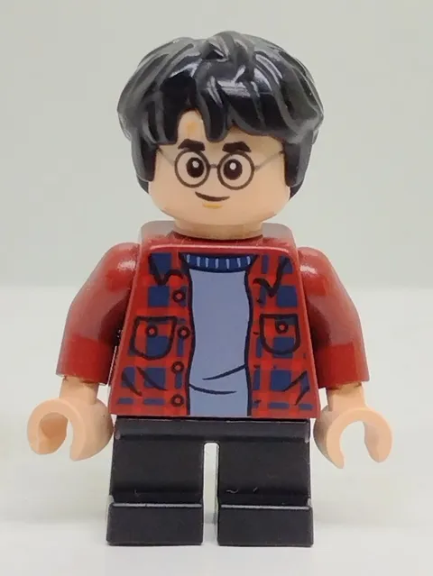 LEGO® Harry Potter Minifigure Dark Red Plaid Flannel Shirt 75968 FREE SHIPPING 