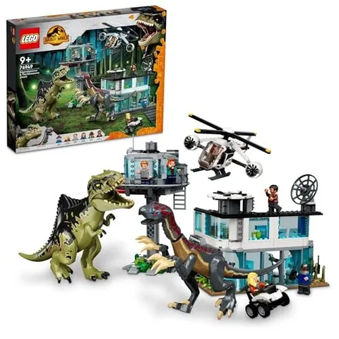 LEGO Jurassic World Giganotosaurus&Therizinosaurus Attack 76949 Building Blocks