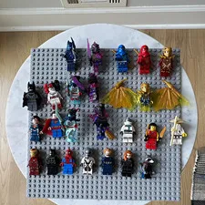 LEGO Minifigure Lot(Marvel, DC, Ninjago)