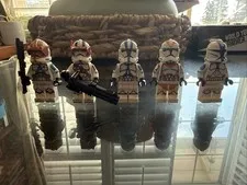Lego Star Wars Custom Clone Trooper Lot Of 5 Decal 212th 501st Battlefront 2