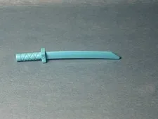 LEGO Weapon Part 21459 - Medium Azure Sword, Shamshir/Katana - Scratches
