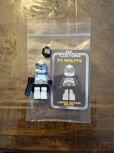 LEGO Custom Commander Wolffe Og Phase 1 Brick Rebellion
