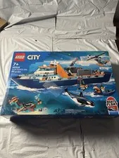 LEGO CITY 60368 Arctic Explorer Ship New Sealed Retiring Soon 7 Minifigs Orca 7+