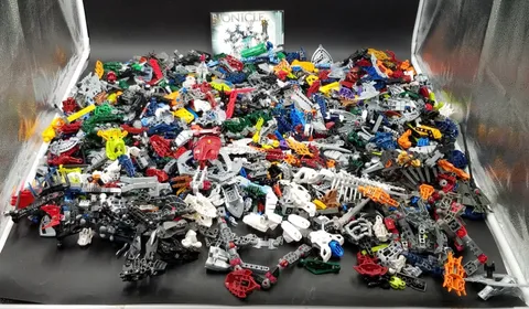 Lot of 9lbs LEGO Bionicle Parts, Pieces & Weapons, Legs, Arms