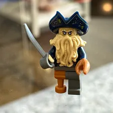 LEGO Davy Jones minifigure from set 4184 (The Black Pearl)