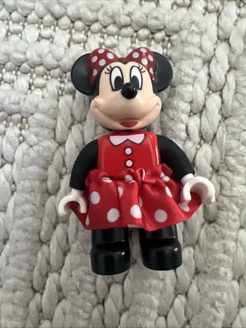 The LEGO Duplo Disney Mickey Minnie Mouse Birthday W/ Dress Red Figure