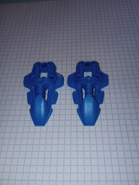 2 Bionicle Lego 44138 in Blue Rahkshi Foot Feet Genuine Lego Parts WYSIWYG IRL