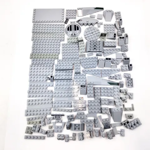 Lego Bricks Gray Lot of 135 with Specialty pieces Replacement Parts