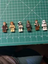 LEGO Star Wars Minifigure Lot of 6 Chewbacca Han Solo Stormtrooper Clone Trooper