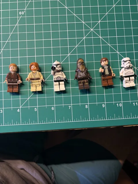 LEGO Star Wars Minifigure Lot of 6 Chewbacca Han Solo Stormtrooper Clone Trooper