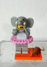 Lego Minifigure - 71021 - Series 18 Party - #1 Elephant Costume Girl - 2018