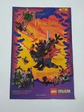 Rare Advertising Flyer Advertising Sheet Lego Castle Knights 6037 6007 6047 6087 1998