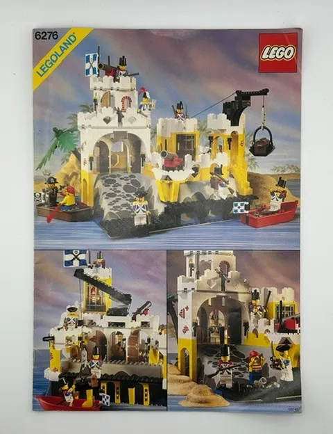 LEGO 6276 Instruction MANUAL ONLY Eldorado Fortress 1989
