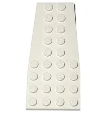 Lego Part 14181 Wedge Plate 4x9 With Stud Notches White