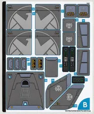 LEGO STICKER SHEET #2 ONLY AVENGERS QUINJET 76248 from set New & Genuine