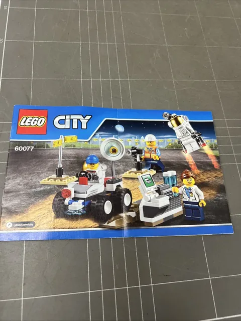 VINTAGE TOY LEGO MANUAL INSTRUCTIONS BOOKLET ART CITY 60077