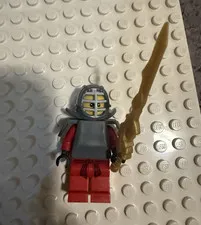LEGO Minifigure Kendo Kai njo0052 with sword and armor w/ Visor Gold Weapon