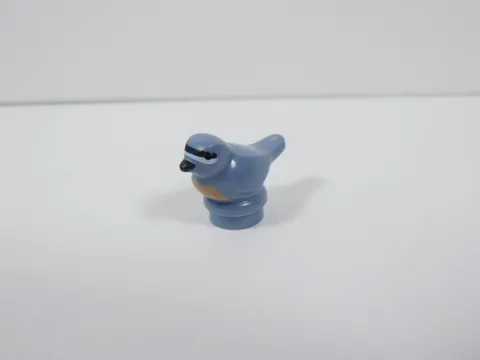 LEGO Sand Blue Bird w/ Black Eyes Animal Minifig S3