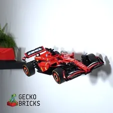 3D Printed Wall Mount for LEGO® Ferrari SF-24 F1 (Set 42207) - Gecko Bricks