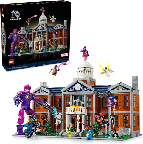 LEGO Marvel X-Men The X-Mansion 76294 Complete Set with 10 Minifigures Gift