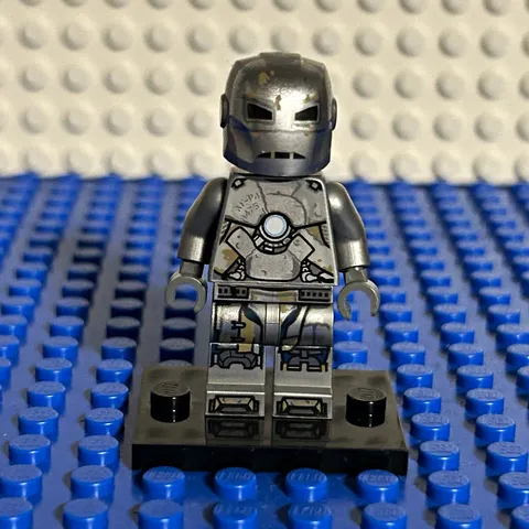 LEGO Marvel Iron Man Mark 1 figure from the Lego Marvel Iron man armory