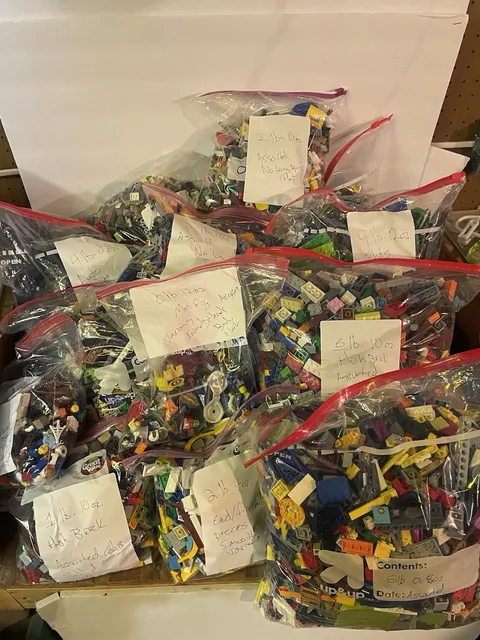 Massive Lego Lot Total 46 Lbs 12 Oz. W/Mini Figures, Bricks, Bases, Accessories