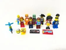 LEGO Minifigure Lot of 11 Assorted Characters Figures Collectible