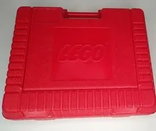 THE LEGO GROUP CARRYING CASE PLASTIC RED 1985 EMPTY