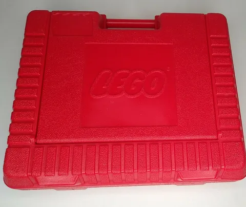 THE LEGO GROUP CARRYING CASE PLASTIC RED 1985 EMPTY