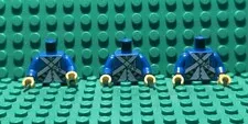 Lot Of 3x Lego Pirates Eldorado Fortress Soldier Torsos