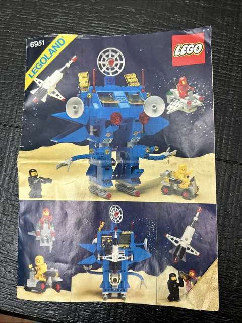 LEGO 6951 LEGOLAND Robot Command Center Instruction Booklet Manual - Vintage