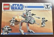 Lego Star Wars 8014 Clone Walker Battle Pack Instruction Manual Good Condition