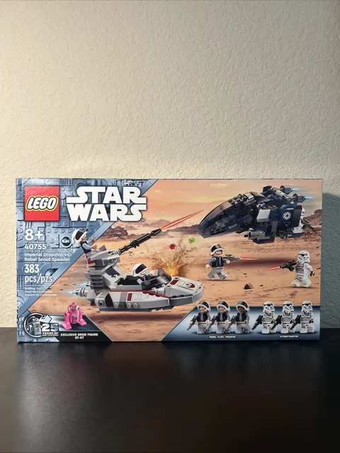LEGO Imperial Dropship vs. Rebel Scout Speeder 40755. Brand New And Sealed!