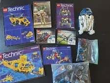 Lego Technic Lot -Manuals + R2-D2 + Car