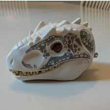LEGO Jurassic World Indominus Rex Dinosaur Head Piece White Large Figure 75919