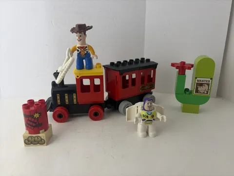 LEGO DUPLO Toy Story Train 10894 COMPLETE No Box WOODY BUZZ Retired HTF