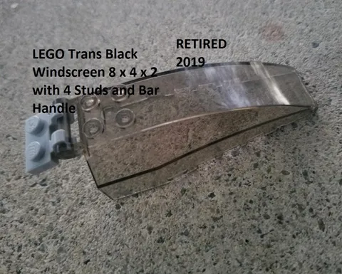 LEGO Minifigure Widescreen 8 x 4 x 2 With 4 Studs And Bar Handle