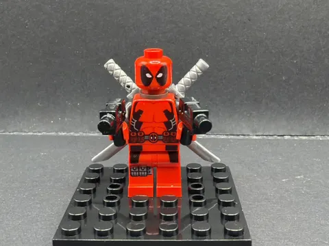 LEGO Deadpool Minifigure SH0032 Wolverine's Chopper Showdown