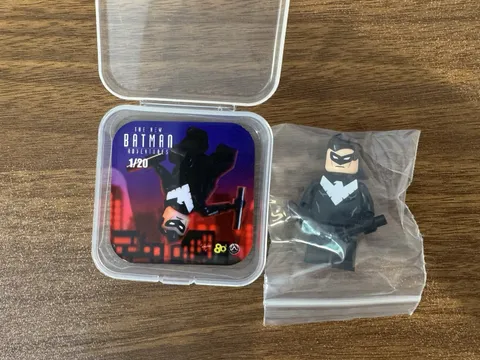LEGO DC Animated Series White Nightwing Custom Minifigure By 80stoyshop 1/20