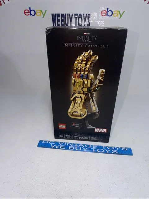 LEGO Marvel Infinity Gauntlet Set 76191 Collectible Thanos Glove with Infinity S